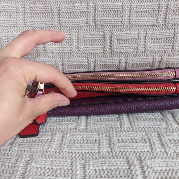 SOLD - Coach Small Triple Wristlet in Colorblock - EUC - Picture 15 of 15